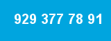 929 377 78 91 929 377 78 91